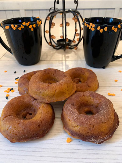 Pumpkin Doughnuts